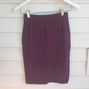 Soft Magenta Heathered Skirt